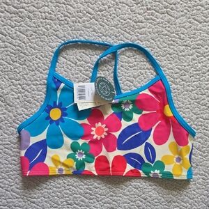 Colorful Floral Sports Bra